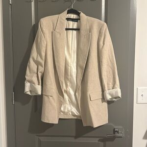 NWOT! Zara linen blazer.